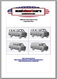 1985-91 Chevrolet G-Van Extended Van Announcement